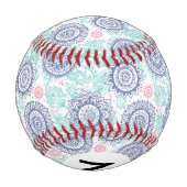 Ethnic Paisley Pattern Baseball (Rückseite)