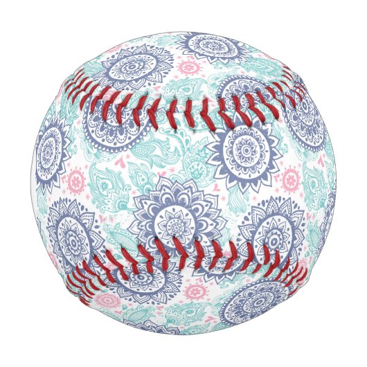 Ethnic Paisley Pattern Baseball (Vorderseite)