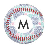Ethnic Paisley Pattern Baseball (Vorderseite Links)