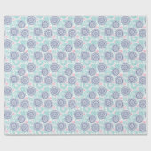 Ethnic Paisley Pattern Geschenkpapier (Flach)
