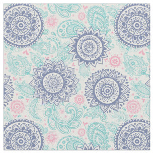 Ethnic Paisley Pattern Stoff