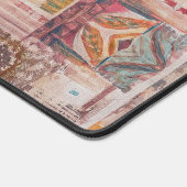Ethnic Patchwork Desk Mat Schreibtischunterlage (Ecke)