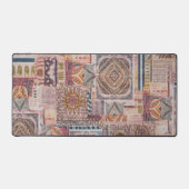 Ethnic Patchwork Desk Mat Schreibtischunterlage (Vorderseite)