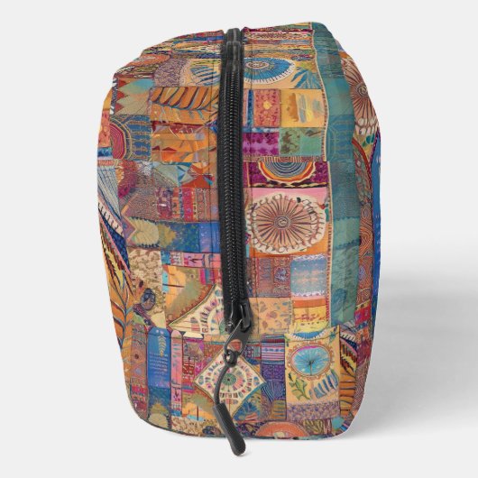 Ethnic Patchwork Toilettenbeutel Waschbeutel (Rechts)