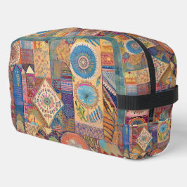 Ethnic Patchwork Toilettenbeutel Waschbeutel