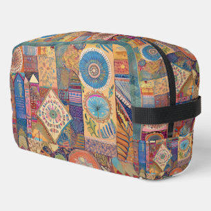 Ethnic Patchwork Toilettenbeutel Waschbeutel