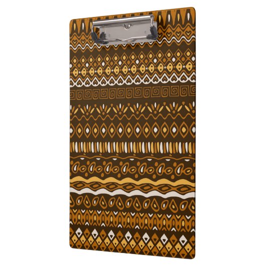 Ethnic Pattern Clipboard Klemmbrett (Links)