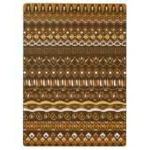 Ethnic Pattern Clipboard Klemmbrett (Rückseite)