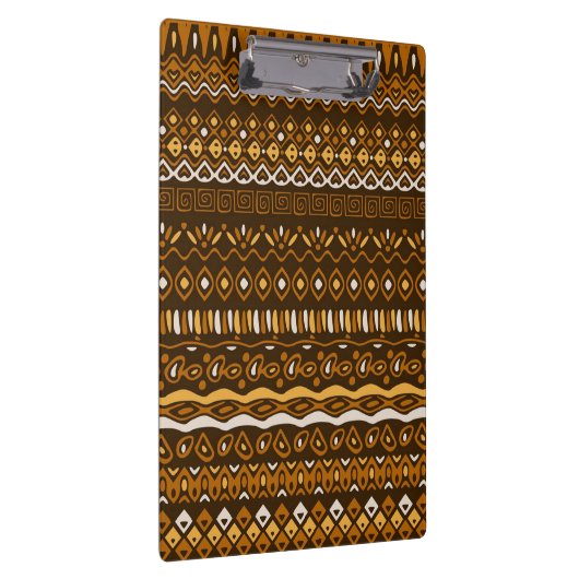 Ethnic Pattern Clipboard Klemmbrett (Rechts)