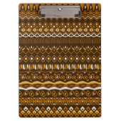 Ethnic Pattern Clipboard Klemmbrett (Vorderseite)