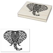 Ethnic Pattern Elephant Gummistempel (Stempel)