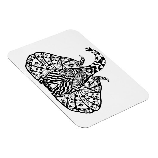 Ethnic Pattern Elephant Magnet (Rechte Seite)