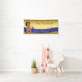 Ethnic Prince Baby Dusche Banner (Insitu)