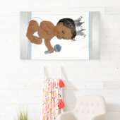 Ethnic Prince Baby Dusche Banner (Insitu)