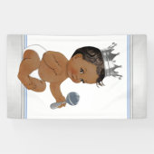 Ethnic Prince Baby Dusche Banner (Horizontal)
