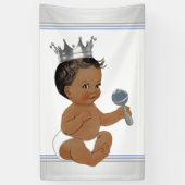 Ethnic Prince Baby Dusche Banner (Vertikal)