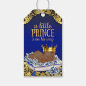 Ethnic Prince Baby Dusche Geschenkanhänger (Vorderseite)