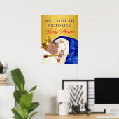 Ethnic Prince Baby Duschzeichen Poster (Heimbüro)