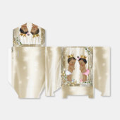 Ethnic Prince Princess Baby Dusche Geschenkschachtel (Ungefaltet)