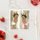 Ethnic Prince Princess Baby Dusche Serviette (Beispiel)