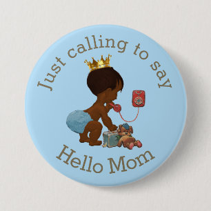 Ethnic Prince ruft zum "Hallo Mama" Button