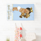 Ethnic Prince Teddy Bear Babydusche Banner (Insitu)