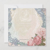 Ethnic Prince und Princess Twin Baby Dusche Einladung (Rückseite)