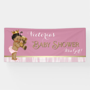 Ethnic Princess Baby Dusche Banner