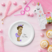 Ethnic Princess Baby Dusche Pappteller (Party)