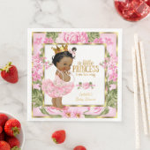 Ethnic Princess Baby Dusche Rosa Rose Blütenblüten Serviette (Beispiel)