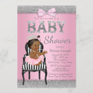 Ethnic Princess Baby Shower Einladungen