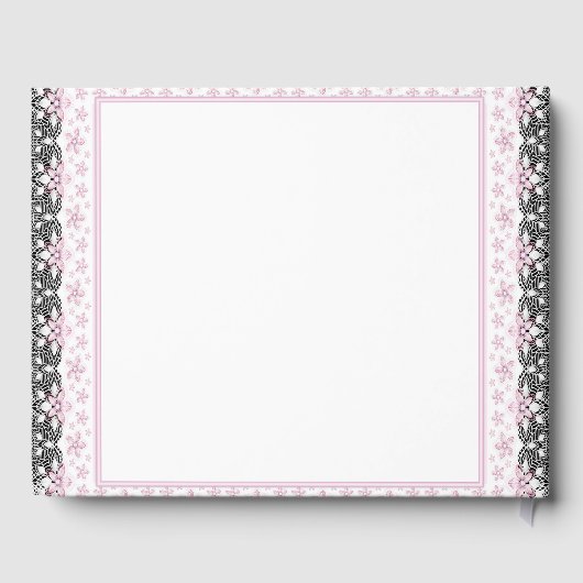 Ethnic Princess Baby Shower Guest Book Gästebuch (Rückseite)