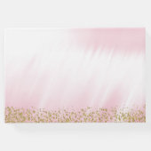 Ethnic Princess Baby Shower Guest Book Gästebuch (Rückseite)