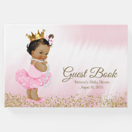 Ethnic Princess Baby Shower Guest Book Gästebuch