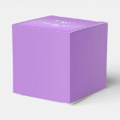 Ethnic Princess Baby Shower Lavender Geschenkschachtel (Rückseite)