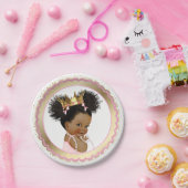 Ethnic Princess Baby Shower Paper Plate Pappteller (Party)