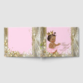 Ethnic Princess Ballerina Baby Shower Guest Book Gästebuch (Voll)