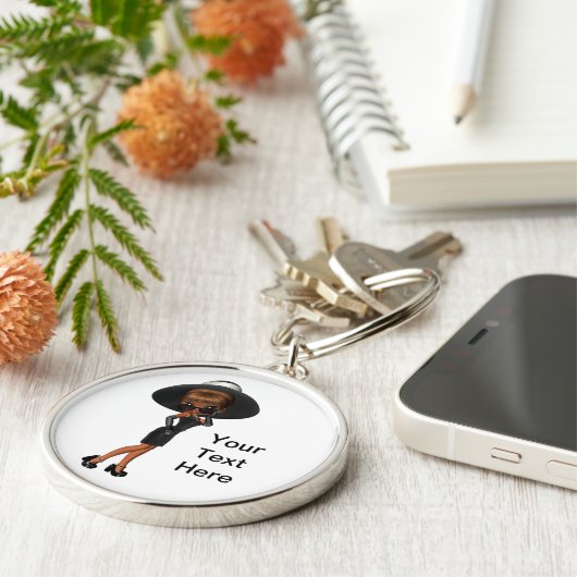 Ethnic Princess Diva Schlüsselanhänger (Seite)