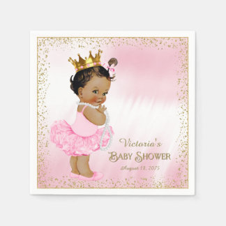 Ethnic Princess Girl Babyduschpapier Napkins Serviette