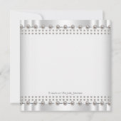 Ethnic Princess Pearl Hispanic Indian Baby Shower Einladung (Rückseite)