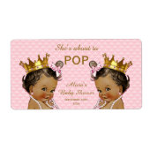 Ethnic Princess Twins Mini Champagne Label (Vorne)