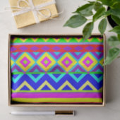 Ethnic Psychedelic Texture Pattern Seidenpapier (Geschenk)