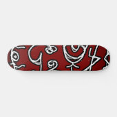 Ethnic Reminiscces Print Design Skateboard (Horizontal)