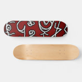 Ethnic Reminiscces Print Design Skateboard (Horizontal)