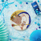 Ethnic Royal Prince Boy Baby Shower Pappteller (Party)