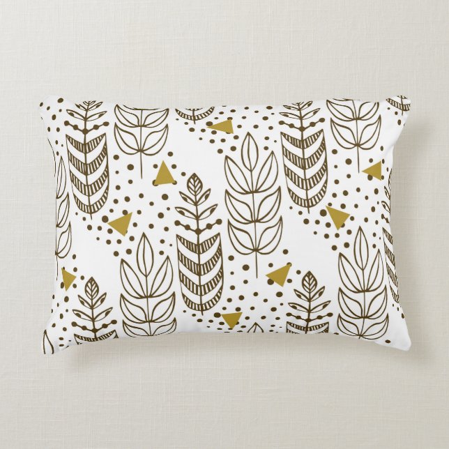 Ethnic seamless pattern with stylish trees. Endles Dekokissen (Vorderseite)