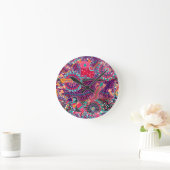 Ethnic Style Animal Pattern Runde Wanduhr (Zuhause)