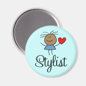 Ethnic Stylist Magnet (Vorderseite/Rückseite)