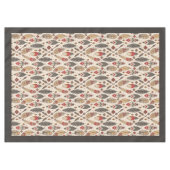 Ethnic Tablecloth mit Feder und Arrow Motif Tischdecke (Vorderseite (Horizontal))