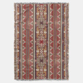 Ethnic Textile Texture Tribal Aztec National Ameri Decke (Vorderseite Vertikal)